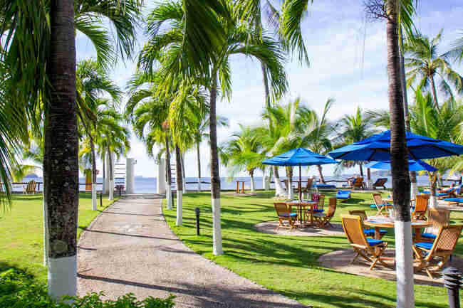 Bahia Del Sol in Playa Potrero as viewed from the walkway going towards Playa Potrero Beach